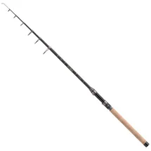 Balzer Reiserute Diabolo Golden Circle Tele Mini Spin 50 - Profi Teleskoprute Forelle, Barsch, Zander 10-50g (2,45 m)