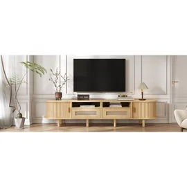 Okwish TV-Board Lowboard 170x40x40 cm Braun Holz
