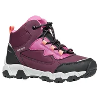 GEOX Mädchen J Magnetar G. B ABX Sneaker, Rot,