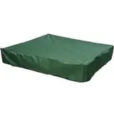Litzee – Sandkastenabdeckung 150 X 150 Cm – Wasserdichtes Oxford-gewebe – Kordelzug Zum Schutz Vor Staub – Grün – Crezuo