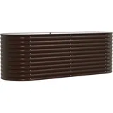 vidaXL Hochbeet 240 x 80 x 81 cm Braun
