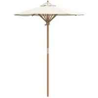 VidaXL Gartenparasol 150 x 210 cm cremeweiß