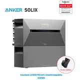 Anker Balkonkraftwerk Solarbank 2 E1600 Pro Speicher mit integriertem Wechselrichter, 800,00 W, (Set, 1600Wh All-in-One Stromspeicher inkl. Smart Meter), IP65