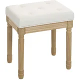 Homcom Sitzhocker 42L x 32B x 46,5H cm Beige