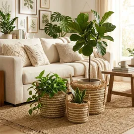Marrakesch Orient & Mediterran Interior Raffa 44 x 44 x 44 cm Braun