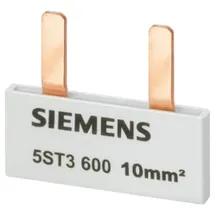 Siemens 5ST3600 Stiftsammelschiene, 10mm2 Anschluss: 2x 1-phasig berührungssicher Stiftsammelschiene 10St.