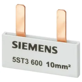 Siemens 5ST3600 Stiftsammelschiene, 10mm2 Anschluss: 2x 1-phasig berührungssicher Stiftsammelschiene 10St.