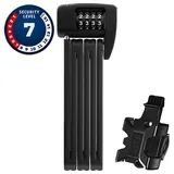 ABUS Bordo Lite 6055/85 SH Faltschloss schwarz, Zahlenkombination (62111)