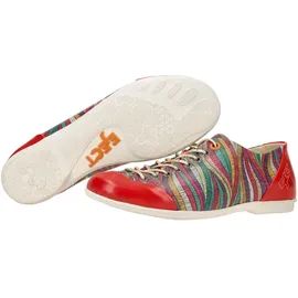 Eject Fluffy Schuhe rot bunt gestreift 20.932 für Damen, bunt, Gr. 42