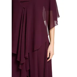 Vera Mont Chiffonstola mit Volant", in Strong aubergine), | Gr.: L