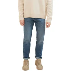 Slim-fit-Jeans TOM TAILOR "JOSH Slim", Herren, Gr. 32, Länge 32, blau (blau denim), Denim/Jeans, Obermaterial: 98% Baumwolle, 2% Elasthan, casual, slim fit, Jeans, in lässigem Style und verschiedenen Waschungen