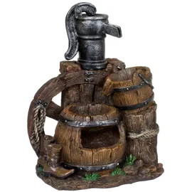 deluke Brunnen MANUEL Holz-/Stein-Optik