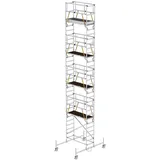 MUNK Rollgerüst SG 0,75 x 1,80 m mit Fahrbalken Plattformhöhe 8,58 m