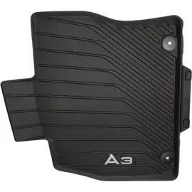 Audi A3 2013-2020 Gummifußmatten Allwettermatten vorne Schwarz, 2 Stück