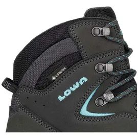 Lowa Renegade Evo GTX Mid Ws in grau - Asphalt / Turquoise - EU 41