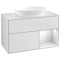 Villeroy & Boch Finion Waschtischunterschrank GA21MTMT 100cm, Abdeckplatte white