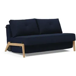 Schlafsofa INNOVATION LIVING TM "Cubed Klappsofa, hochwertige Schlaffunktion, Design und extra Komfort", blau, B:148cm H:79cm T:98cm, Sofas, Frontauszug, sehr platzsparend, abgewinkelt Sitzen, waagerecht liegen
