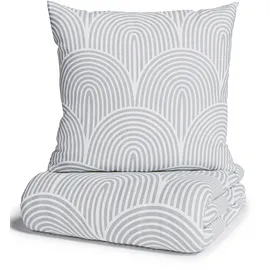 OTTO home Matilda skandinavisches Design grau 155 x 220 cm + 80 x 80 cm