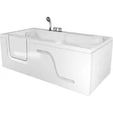 AcquaVapore S17-R-ALL Badewanne mit Tür 75 x 150 cm