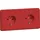 PEHA by Honeywell Schuko-Steckdose 2-fach Rot 1 St.
