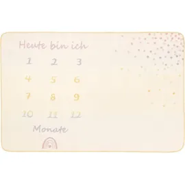 Biederlack Kinderdecke Milestone 100 x 150 cm