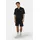 Pegador Shorts "Libco Structured Knit Shorts", Herren, Gr. M, N-Gr, washed schwarz warm weiß, Web, Obermaterial: 70% Polyester, 30% Baumwolle, unifarben, regular fit ca. Mitte Oberschenkel, Hosen Shorts, Materialmix, regular fit