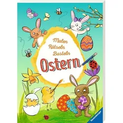 RAVENSBURGER 41708 Malen – Rätseln – Basteln: Ostern