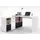 FMD Eckschreibtisch Lexo Weiß
