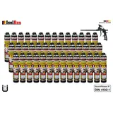 Brandschutzschaum B1 Bauschaum 36 x 750ml Montageschaum Pistolenschaum Pistole