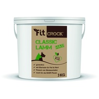 cdVet Fit-Crock Hundefutter trocken Classic Lamm Maxi 3 kg, glutenfrei