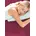 Baumwolle-Jersey-Elasthan 140 x 160 x 220 Bordeaux