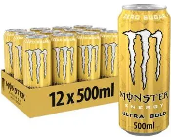 Monster Energy Ultra Gold Zero Sugar 12x 500ml