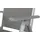 Möbel Kraft Solitaire Gartenklappsessel 58,5 x 67 x 109 cm grau/silber klappbar