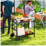 Outsunny Grillwagen schwarz