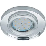 Trio Pirin 1x10W rund Kristallglas Chrom