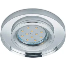 Trio Pirin 1x10W rund Kristallglas Chrom