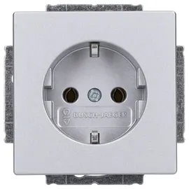 Busch-Jaeger Steckdoseneinsatz 20 EUC-83 Alusilber 1 St.
