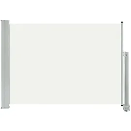vidaXL Ausziehbare Seitenmarkise 80 x 300 cm creme