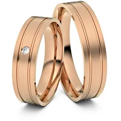 Trauringe Nordhausen 333er Rotgold - 2595