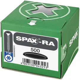SPAX Kunststoff-Abdeckkappen schwarz 500 Stück