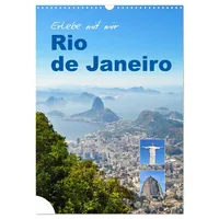 Calvendo Erlebe mit mir Rio de Janeiro (Wandkalender 2026