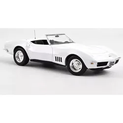 NOREV 189038 1:18 Chevrolet Corvette Convertible Can Am White, 1969