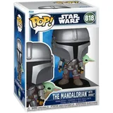 funko uk limited Star Wars Sammelfigur The Mandalorian mit Grogu