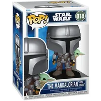 funko uk limited Star Wars Sammelfigur The Mandalorian mit Grogu