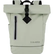 Travelite Basics Roll-Up Rucksack Plane Hellgrün