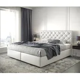 DeLife Boxspringbett Dream-Great 180x200 cm mit Matratze und Topper