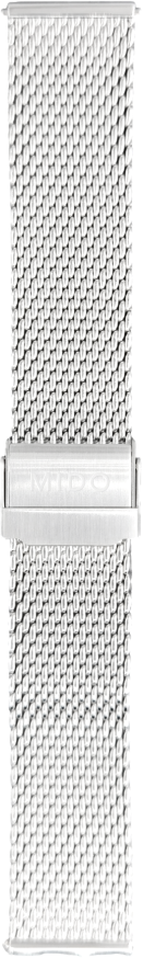 Mido Edelstahl Edelstahlarmband OS CAPTAIN Milanaisearmband OS CAPTAIN M605018650 - grau