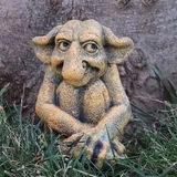 Gargoyle Skulptur, Troll Statuen, Gothic Skulptur, Wasserspeier Statuen Outdoor, Wasserspeier Gothic Dekor Statue, Troll Resin Crafts, Funny Gnome Statue, Outdoor Garden Ornaments