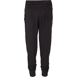 Loose Pants, bequeme Yogahose, Modal, Schwarz XL