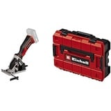 Einhell Akku-Mini-Handkreissäge TE-CS 18/89 Li - Solo Power X-Change (Lithium-Ionen, werkzeuglose Einstellung d. Schnitttiefe, hochwertiger Sägetisch, ohne Akku und Ladegerät, inkl. E-Case)